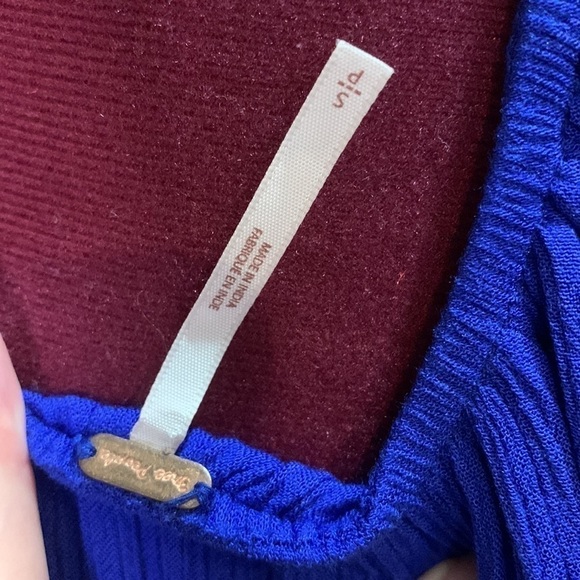 Free People Dress “Oxford Embroidered Mini” (Blue) - Picture 8 of 11